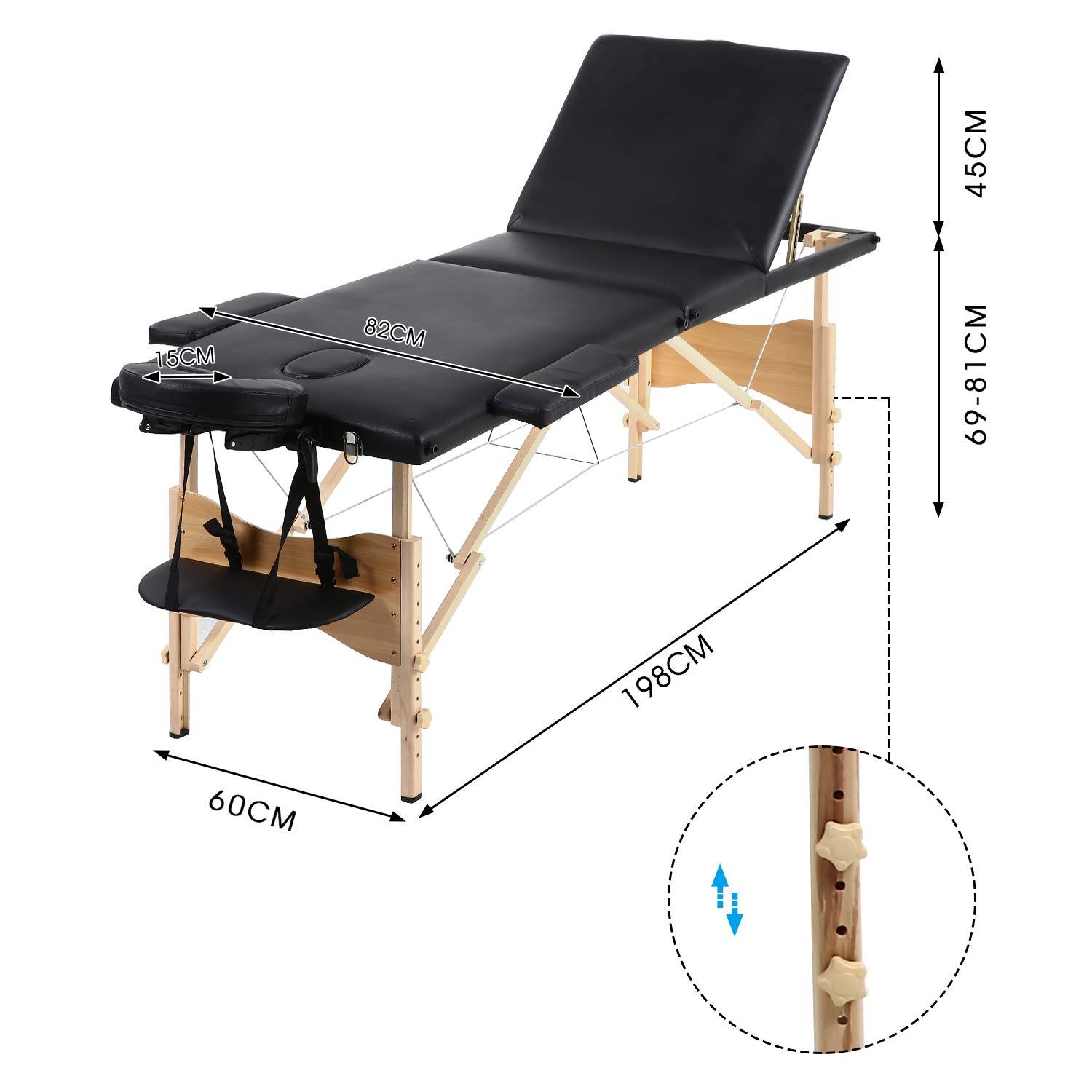Table De Massage Mobile Table De Thérapie Pliante Lit De Massage